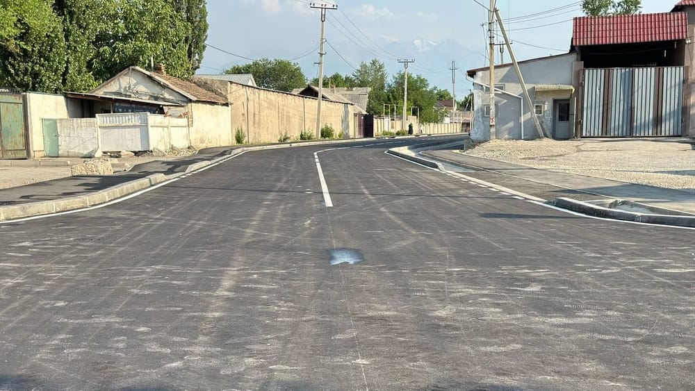 В Ленинском районе Бишкека отремонтировали улицу Корсаковых изображение публикации
