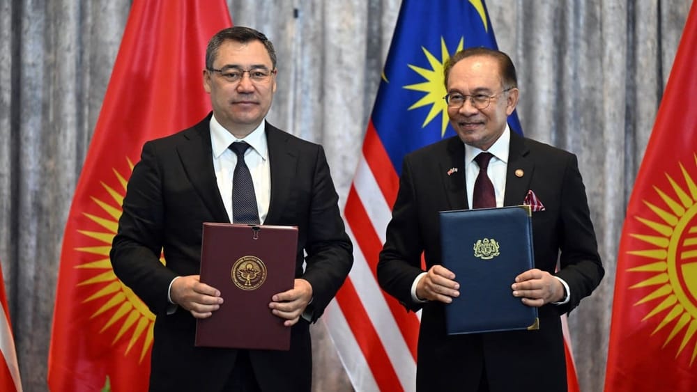 Кыргызстан и Малайзия подписали пакет двусторонних соглашений: список изображение публикации