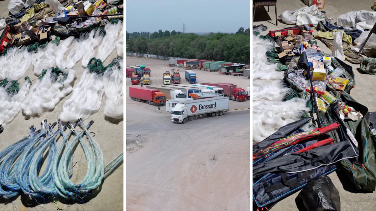 В КР пытались ввезти 109 кг рыболовных сетей и снастей, запрещенных из-за угрозы Иссык-Кулю изображение публикации