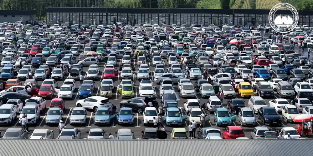 Как выглядит авторынок в Оше после реконструкции? Видео изображение публикации