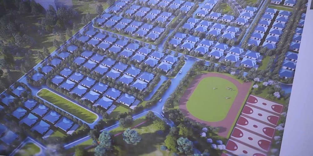 При поддержке Китая в Оше начали строительство жилмассива «Эне-Сай» изображение публикации