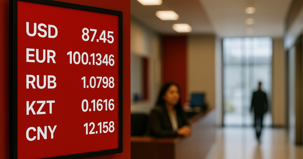 Евро и рубль упали, тенге укрепился — официальный курс валют на 1 августа изображение публикации