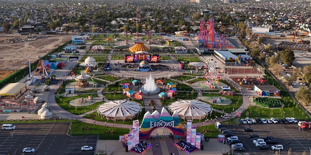 В Бишкеке при участии Садыра Жапарова открыли парк «Евразия» — объем инвестиций составил $35 млн изображение публикации