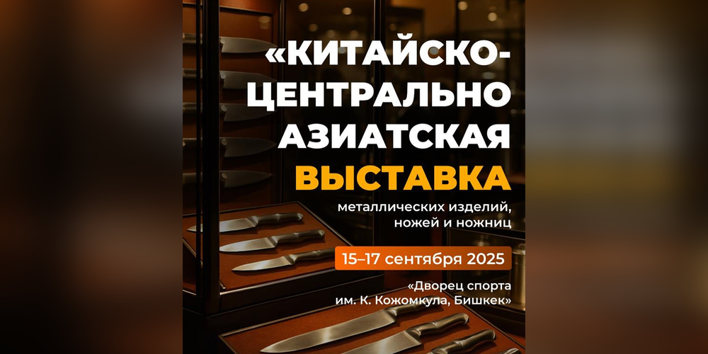 В Бишкеке впервые пройдет Китайско-Центральноазиатская выставка металлических изделий изображение публикации