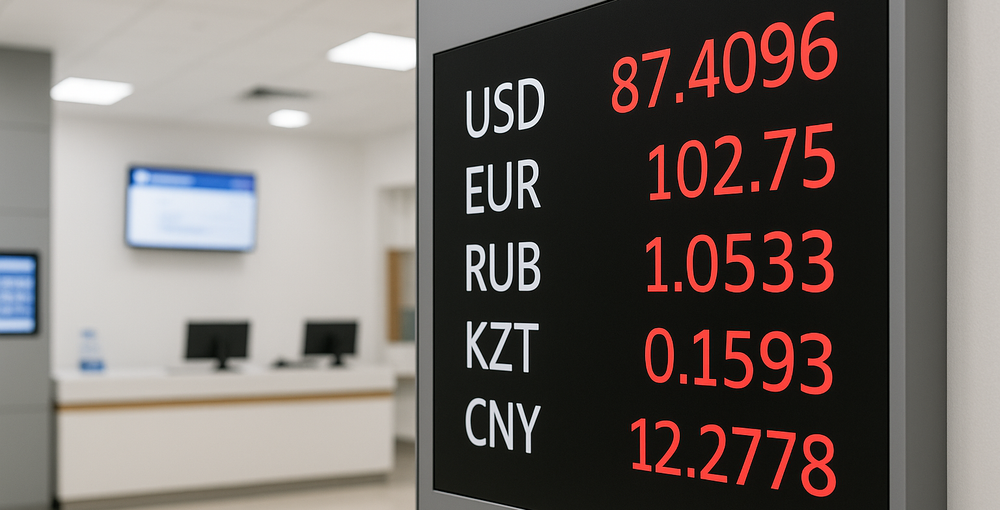 Сом просел к четырем валютам — официальный курс НБ КР на 1 октября изображение публикации