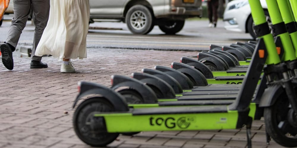 В Бишкеке могут появиться стоянки для электросамокатов изображение публикации