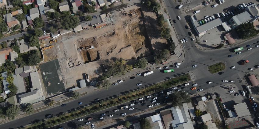 Мэрия Бишкека показала процесс строительства нового корпуса СШ №23 — фото изображение публикации