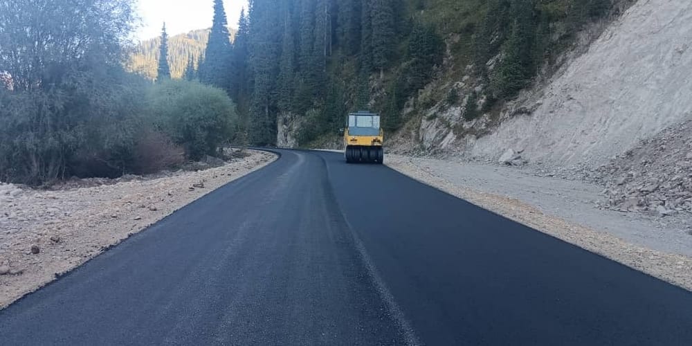 В Тюпском районе заасфальтировали более 10 км горных дорог изображение публикации