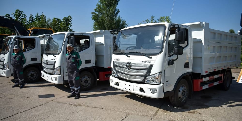 «Бишкекзеленстрой» получил спецтехнику на 67 млн сомов изображение публикации