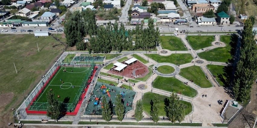 В столичном жилмассиве «Мурас-Ордо» открыли новый сквер изображение публикации