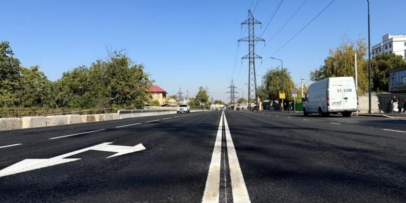 В Бишкеке открыли обновленную улицу Калинина после капремонта изображение публикации