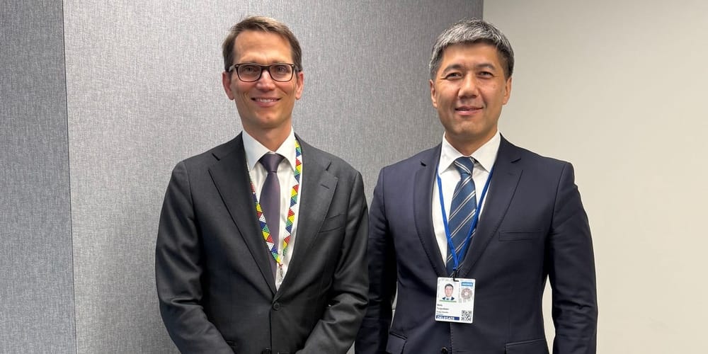 Мелис Тургунбаев встретился с главой Нацбанка Швейцарии — что обсудили изображение публикации