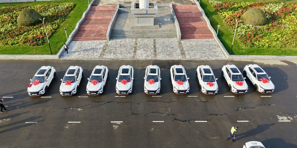 Мэрия Оша приобрела девять новых служебных автомобилей изображение публикации