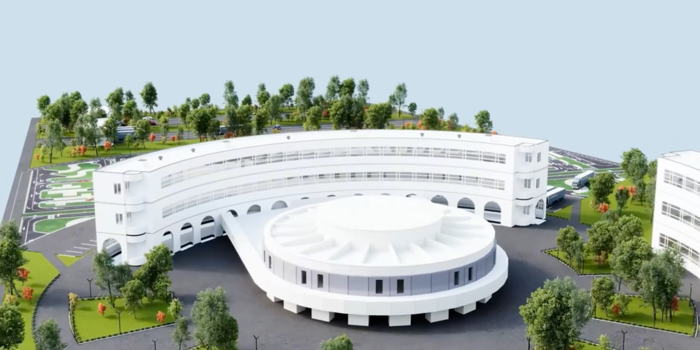 Под Бишкеком начали строить новый Центр регистрации транспорта на 10 тысяч м² изображение публикации
