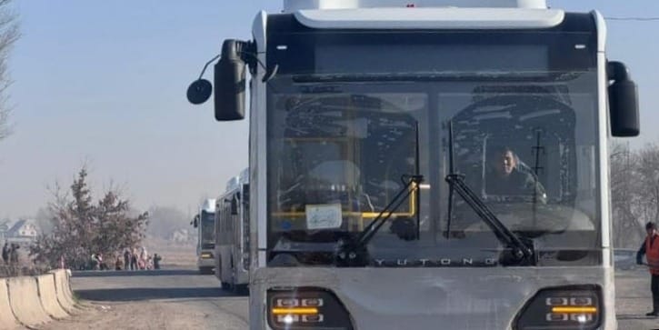В Бишкек доставлена вторая партия автобусов, закупленных по проекту ЕБРР изображение публикации