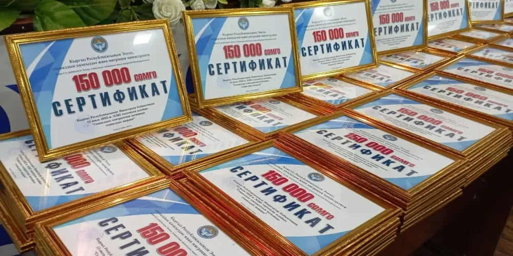 В Кыргызстане более 12 тысяч семей заключили социальные контракты изображение публикации