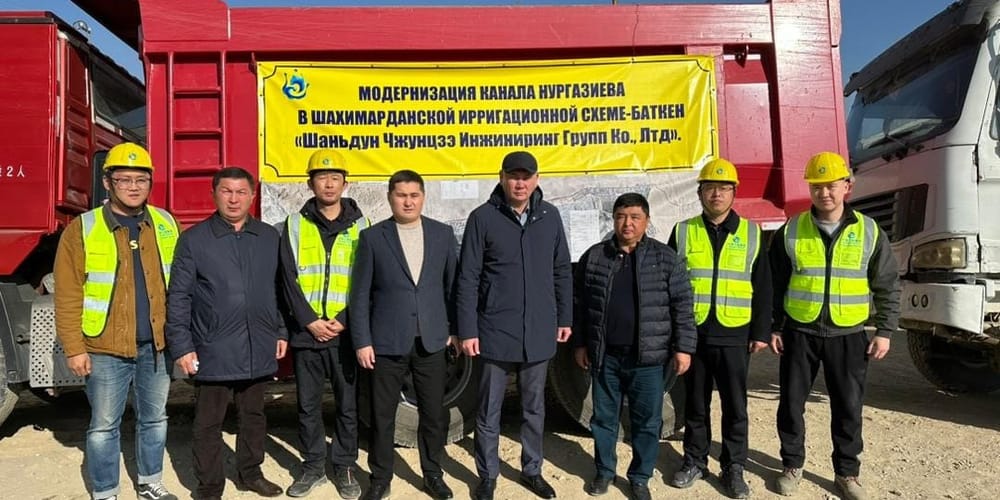 В Кадамжае при поддержке Всемирного банка начата реконструкция канала Нургазиева за 425 млн сомов изображение публикации