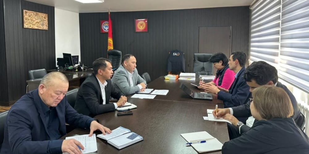 Служба по ветеринарии обсудила с GIZ проект по устойчивым ландшафтам изображение публикации