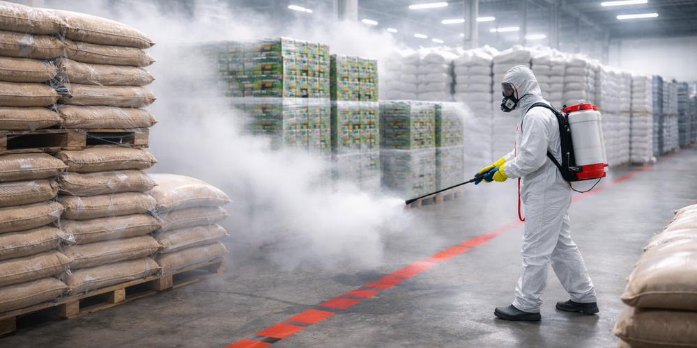 Минсельхоз обработал свыше 200 тысяч м³ продукции от вредителей изображение публикации