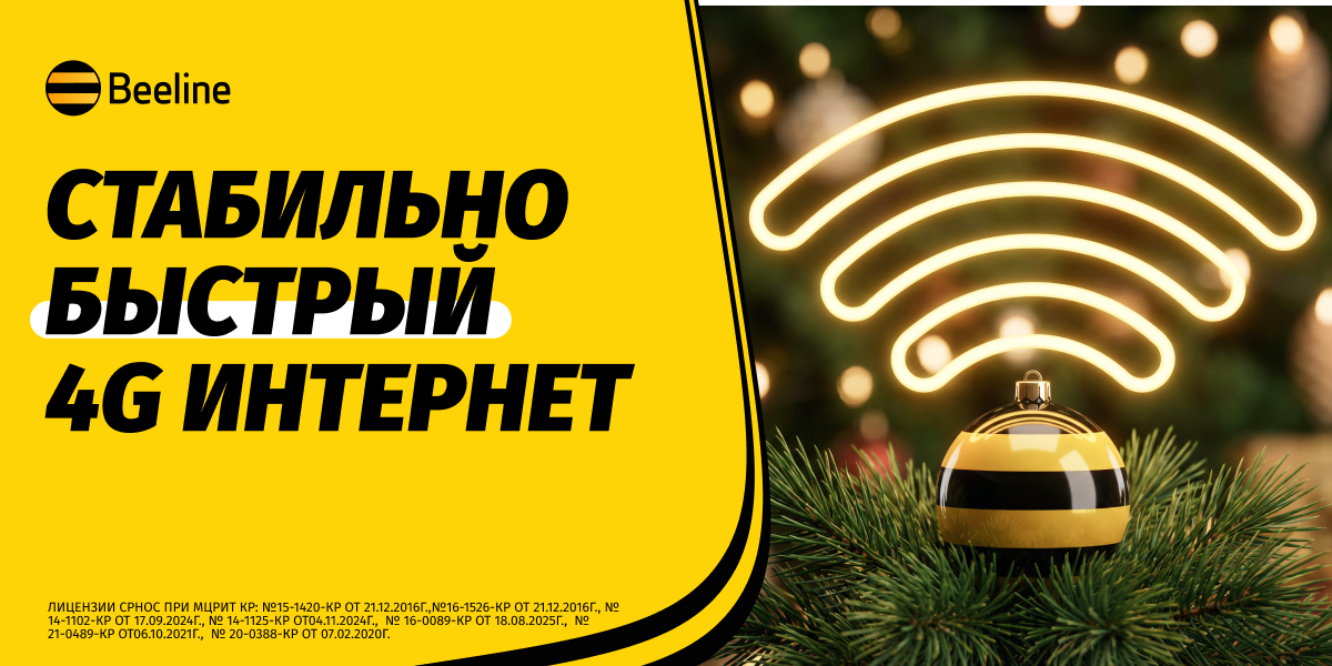 Встречайте Новый год с надежной сетью Beeline изображение публикации