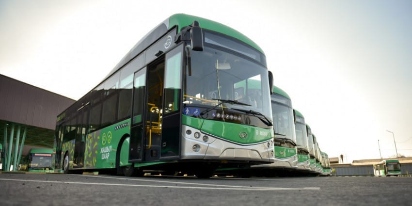 В Бишкеке запустили электробусный маршрут №2: схема изображение публикации