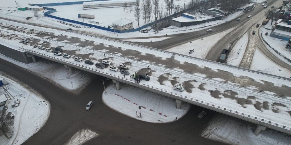 На Северной объездной Бишкека временно открыли три развязки изображение публикации