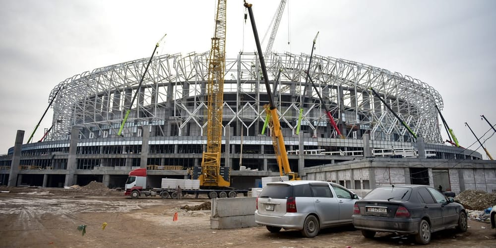 Айбек Джунушалиев проинспектировал дороги и сети у «Бишкек Арены» изображение публикации