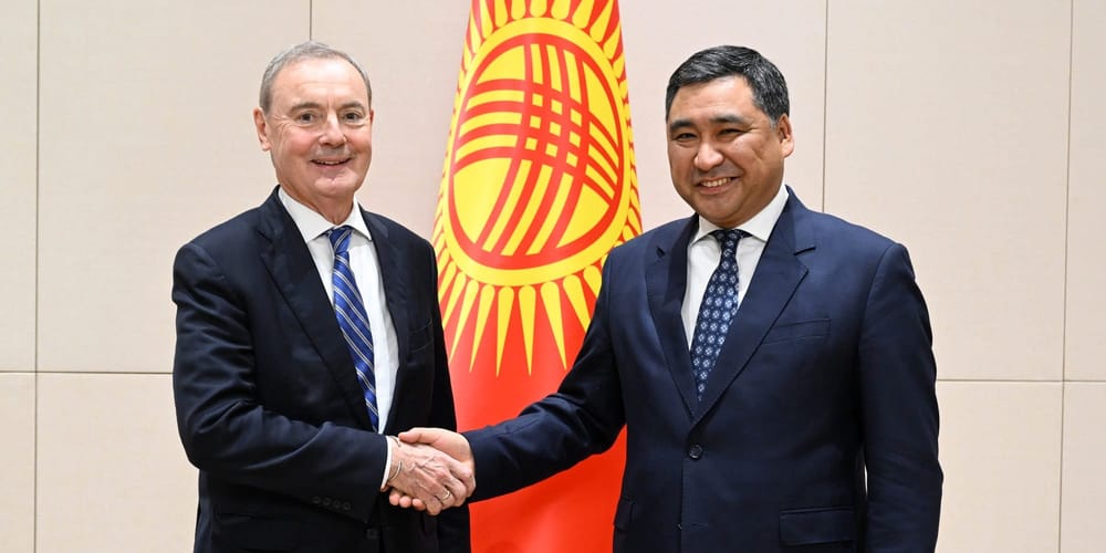 Санкции ЕС против Кыргызстана: Амангельдиев встретился с О’Салливаном изображение публикации