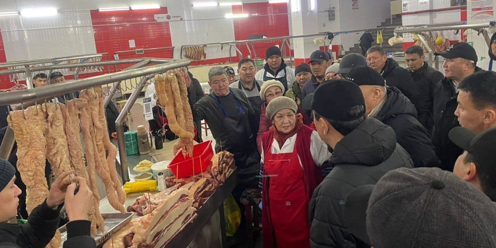 Рейд по мясу в Бишкеке: власти проверили цены и условия продажи изображение публикации