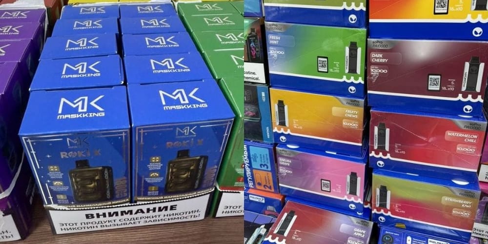 В Бишкеке изъяли 3 тысячи запрещенных вейпов на 3 млн сомов изображение публикации