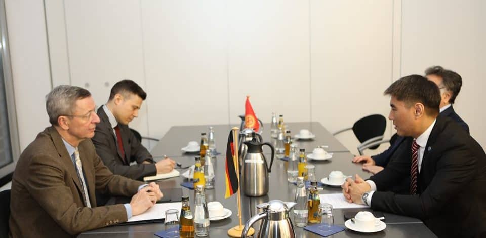 Глава МИД пригласил крупный бизнес Германии в Кыргызстан изображение публикации