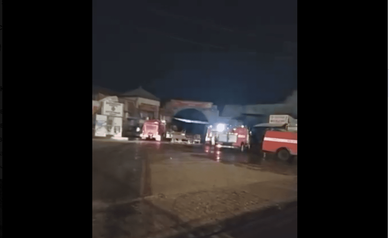 На Ошском рынке очередной пожар. ВИДЕО изображение публикации
