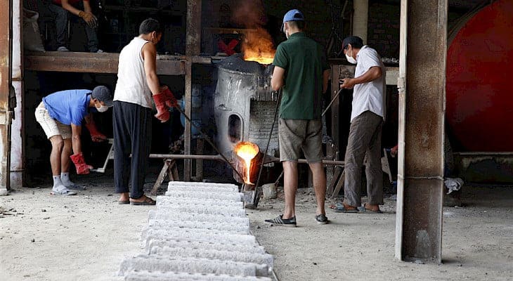 В Кыргызстане открыли новый сталелитейный цех. ФОТО изображение публикации