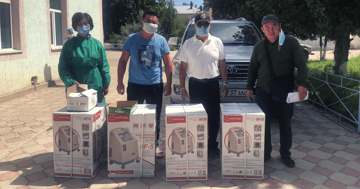 Территориальная районная больница в Джети-Огузе получила 5 кислородных концентраторов от бизнеса изображение публикации