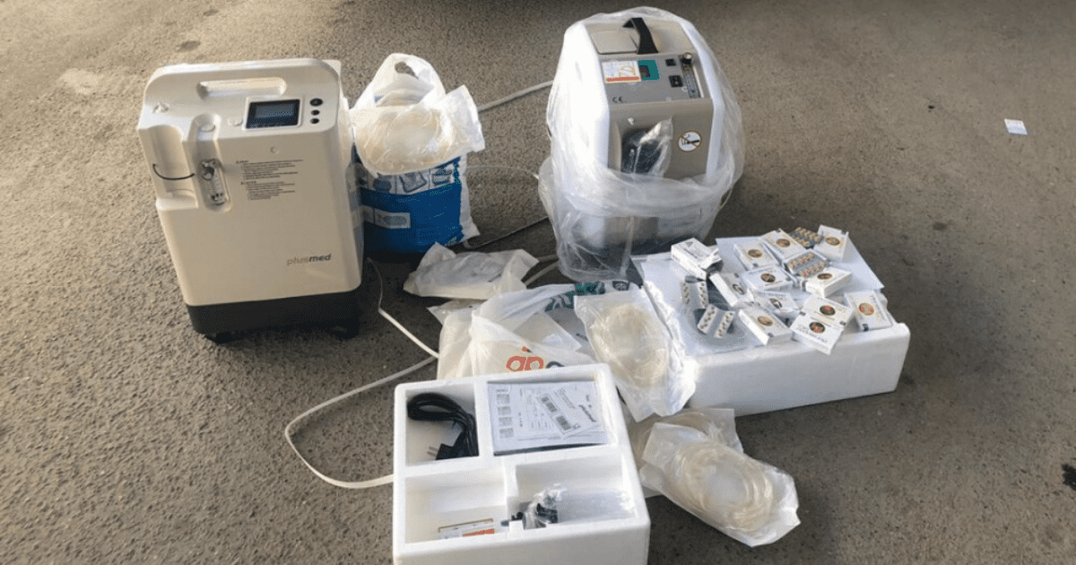 Пограничники пресекли вывоз кислородных концентраторов и лекарств. ФОТО изображение публикации