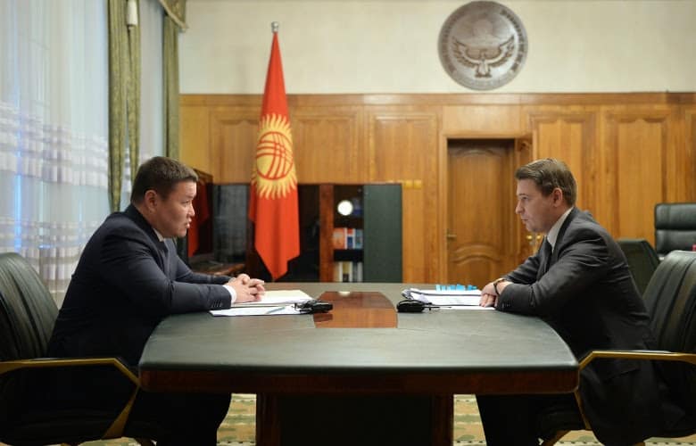 И.о. президента Мамытов встретился с и.о. премьер-министра Новиковым. Обсудили социально-экономические вопросы изображение публикации