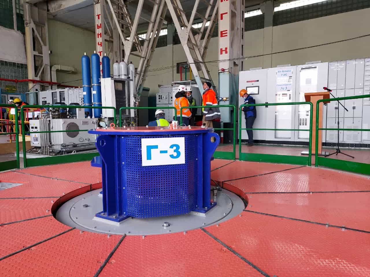 На Ат-Башинской ГЭС построили и запустили новый гидроагрегат изображение публикации