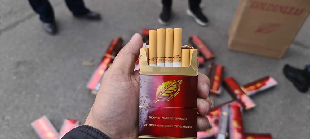 В Бишкеке выявили крупную партию безакцизных сигарет из Ирана. ВИДЕО изображение публикации