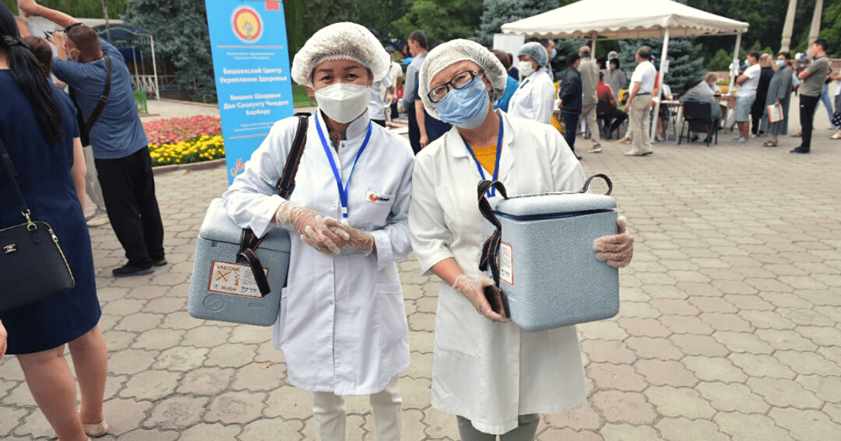 В Кыргызстане вакцинировались 39 тысяч человек за четыре дня изображение публикации