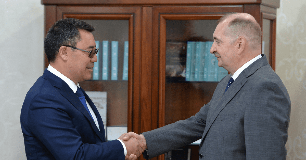 Садыр Жапаров принял нового главу программного офиса ОБСЕ изображение публикации