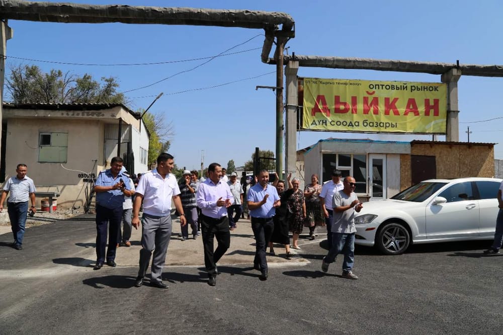 В Бишкеке возобновил работу сельскохозяйственный рынок «Дыйкан» изображение публикации