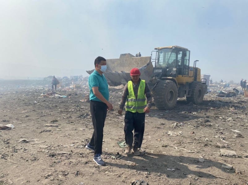 Мэр Бишкека намерен расторгнуть контракт с эстонской компанией, занимающейся рекультивацией свалки изображение публикации
