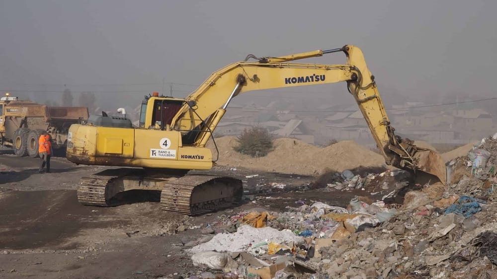 Эстонский подрядчик возобновил работы по рекультивации бишкекской свалки изображение публикации