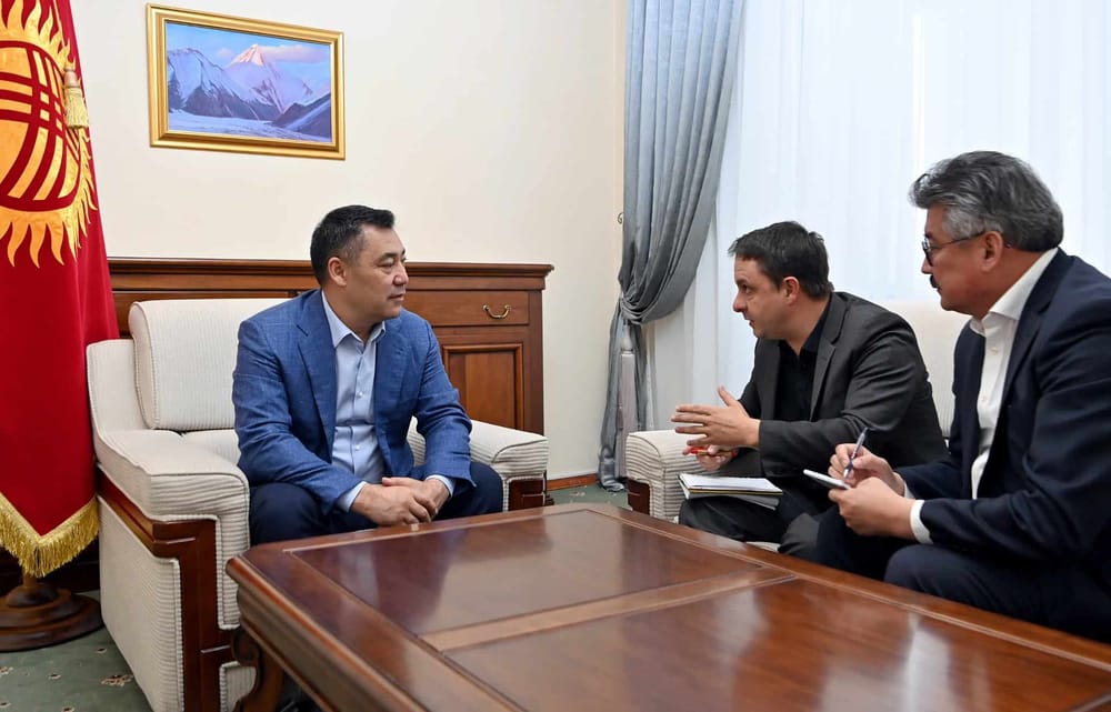 Садыр Жапаров дал интервью британскому изданию The Independent по теме изменения климата изображение публикации