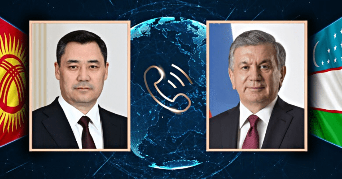 Садыр Жапаров поговорил с Шавкатом Мирзиёевым изображение публикации