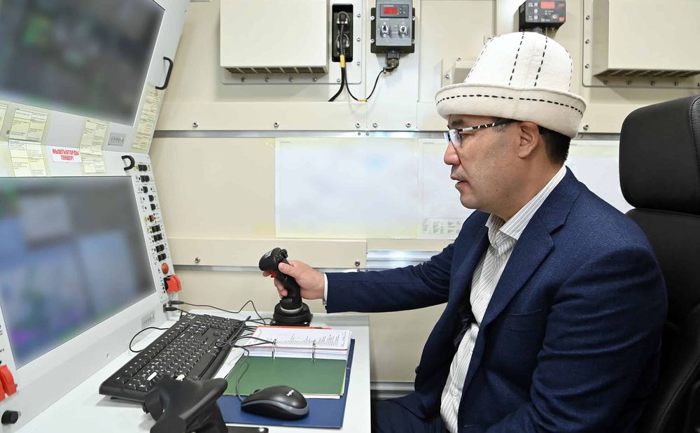 Садыр Жапаров открыл воздушную базу беспилотников Пограничной службы изображение публикации