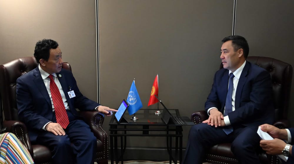 Садыр Жапаров обсудил продовольственную безопасность с главой ФАО ООН изображение публикации