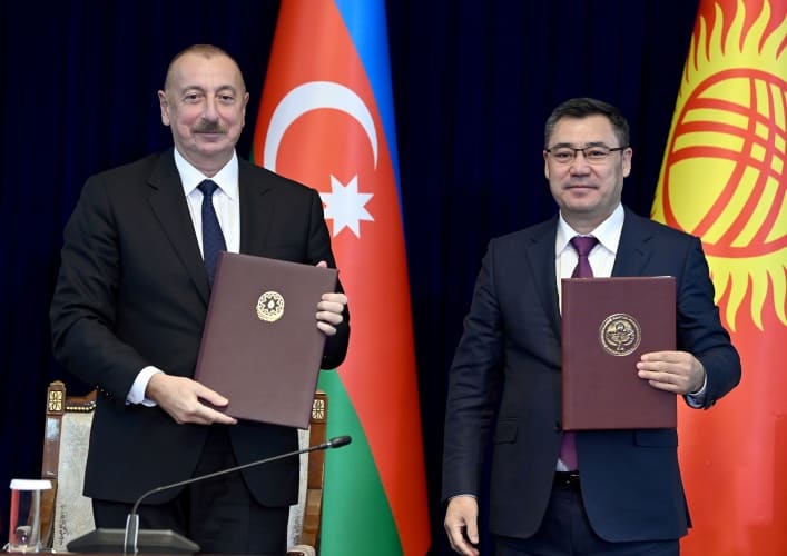 Кыргызстан и Азербайджан подписали 9 документов. Итоги визита Ильхама Алиева изображение публикации