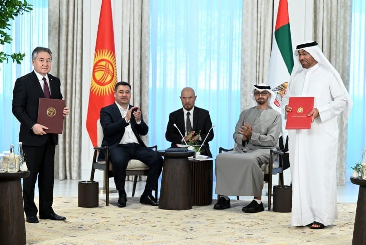 Главы Кыргызстана и ОАЭ подписали восемь двусторонних документов изображение публикации