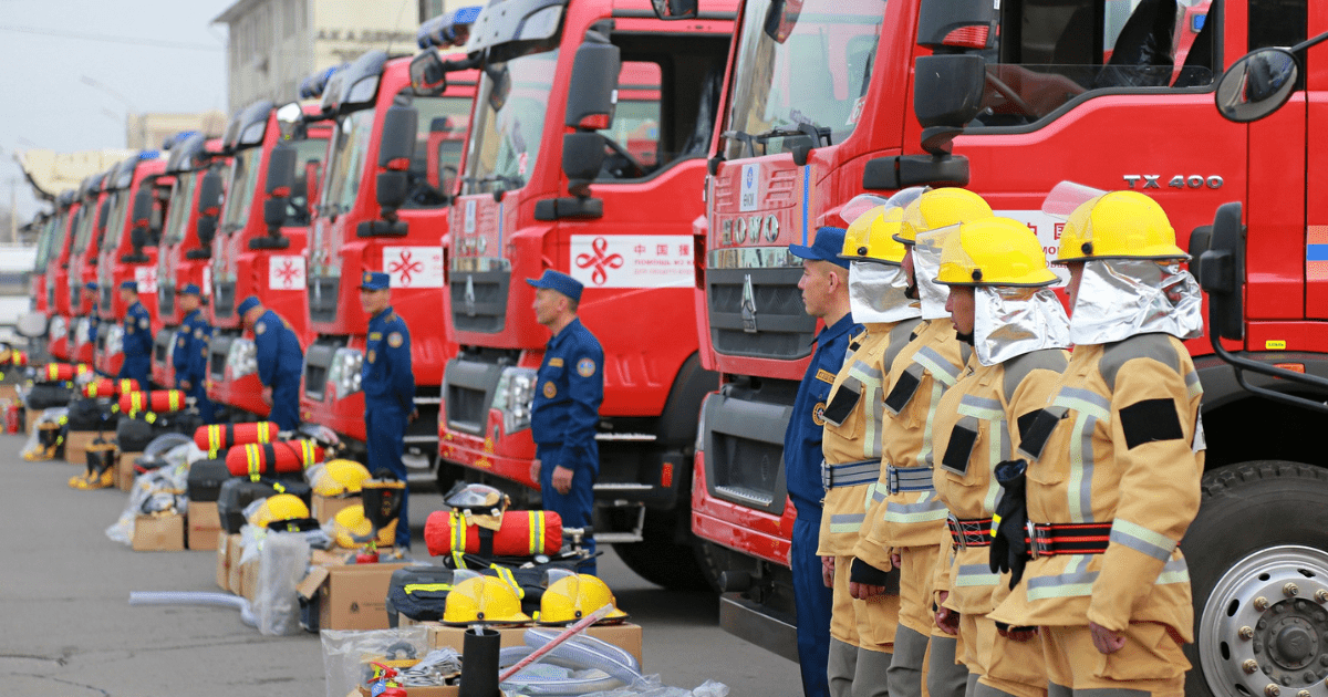 10 единиц противопожарной техники от Китая передали городу Ош изображение публикации